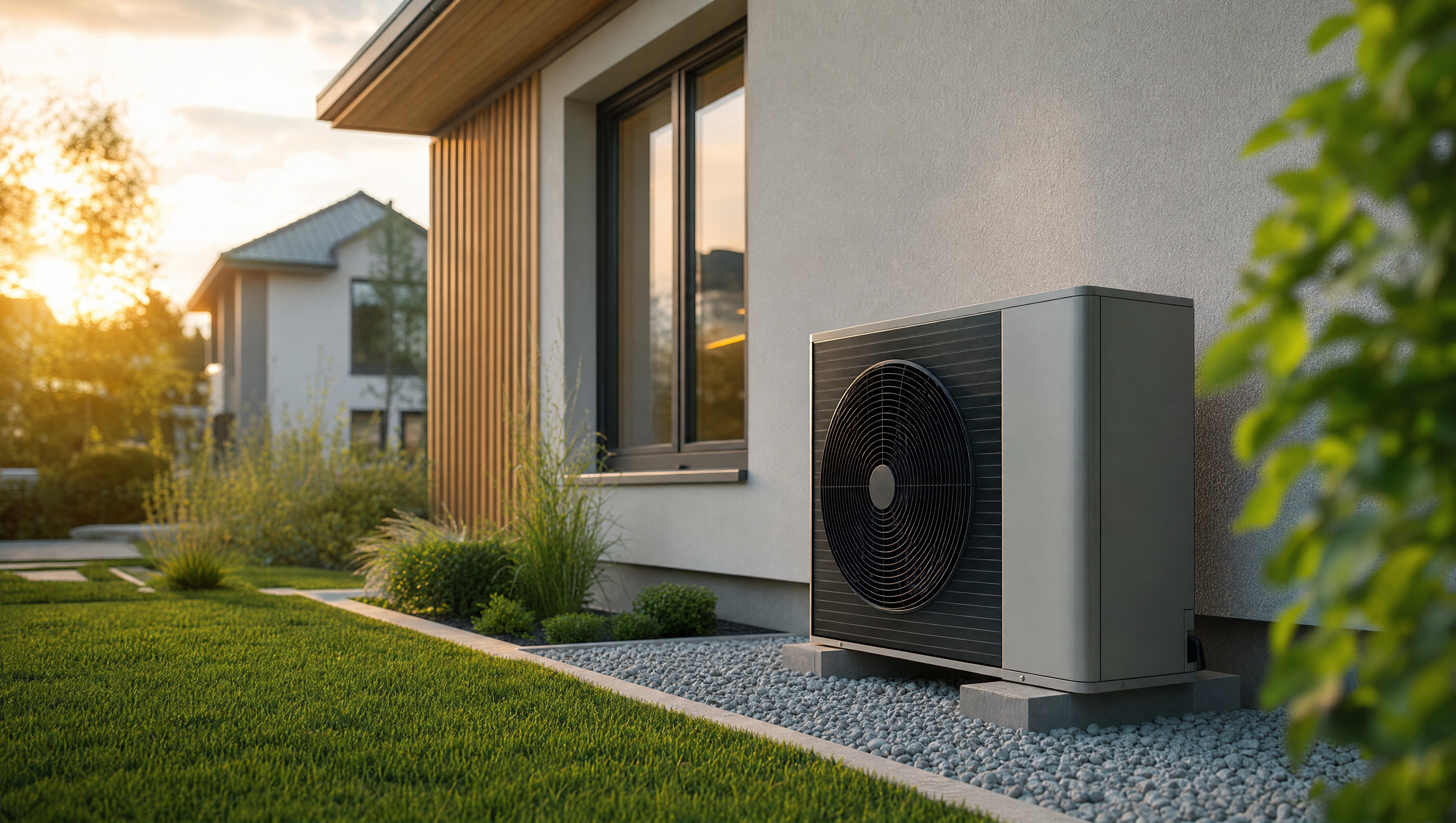 Modernes Zuhause mit Wärmepumpe von Gutmaier